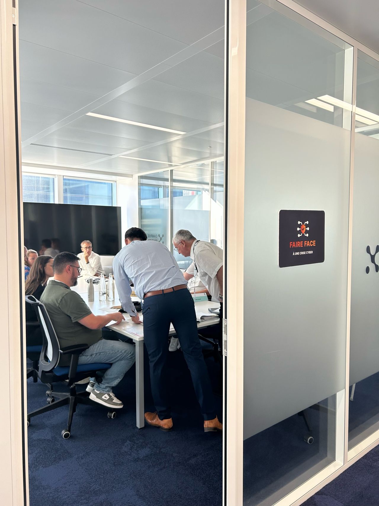 Exercice de gestion de crise cyber